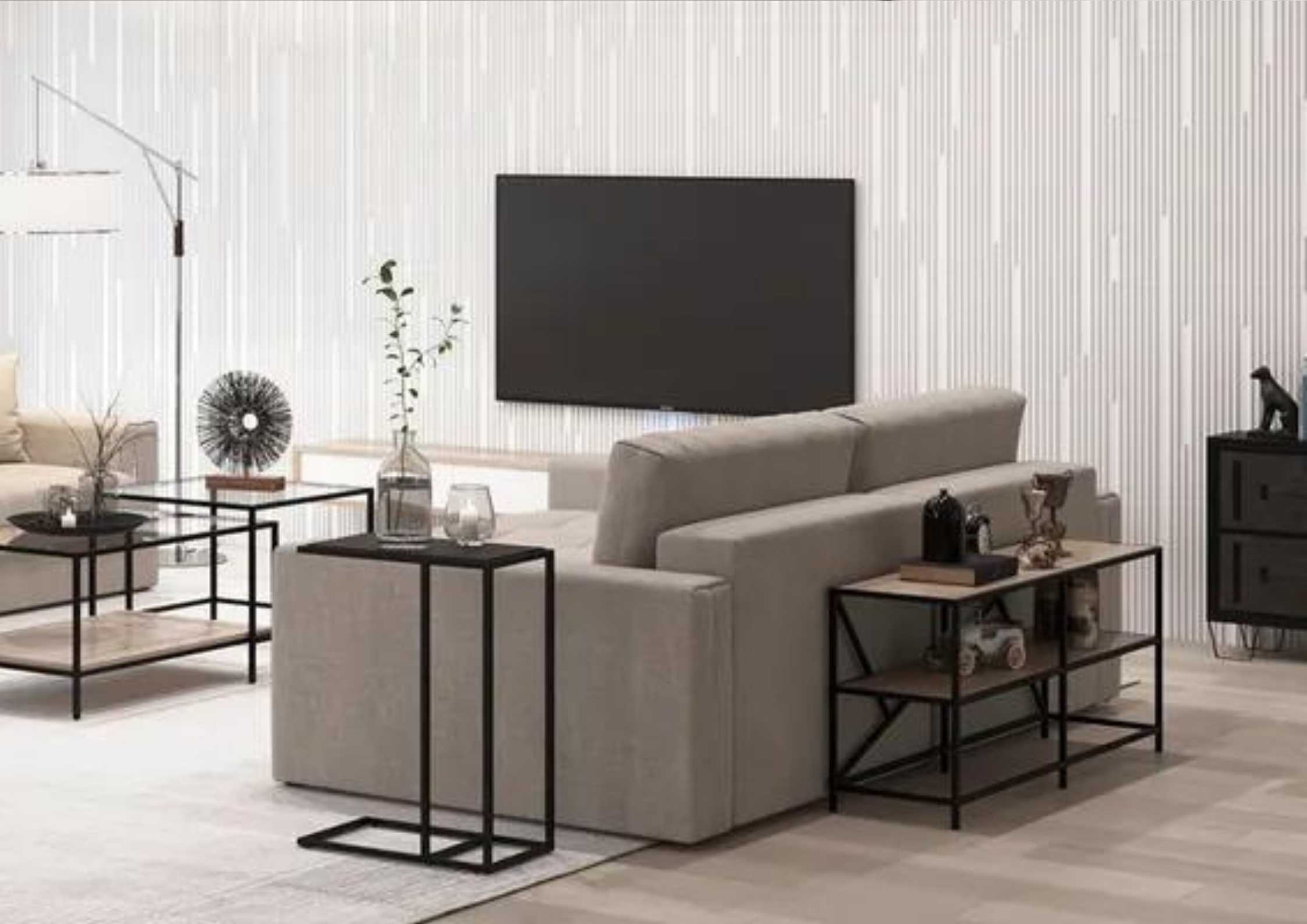 Mały pikowany narożnik modułowy Vena